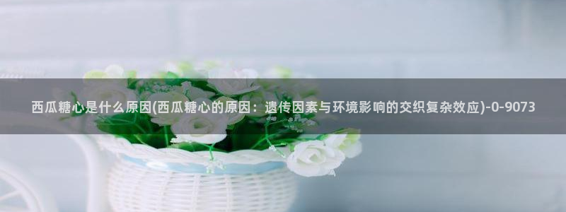 在线看糖心vlog传媒小桃在线：西瓜糖心是什么原因(西瓜糖心